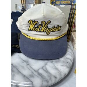 Vintage West Virginia University Captain Hat
